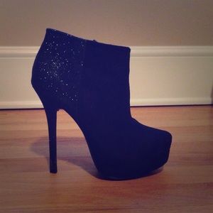 Black Platform Booties